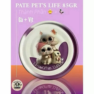 80gr - Pate Lon Pet’s Life Cho Thú Cưng Dạng Súp Thịt 85G