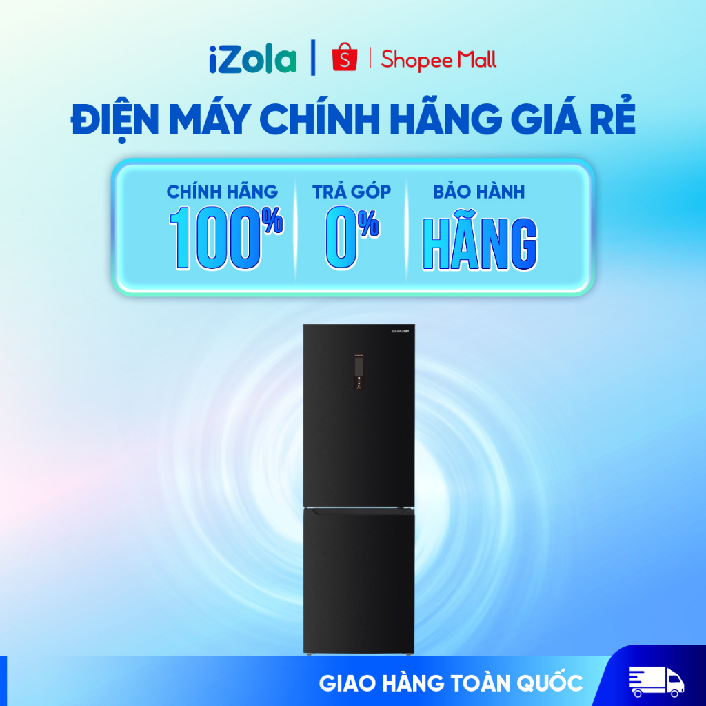 Tủ lạnh Sharp Inverter 323L SJ-BF330V-DG - Hàng chính hãng