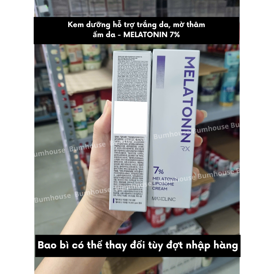 Kem Dưỡng Giảm Lão Hóa Maxclinic Time Return 5% Melatonin/ 7% Melatonin Liposome Melatoninshot Cream 5 | BigBuy360 - bigbuy360.vn