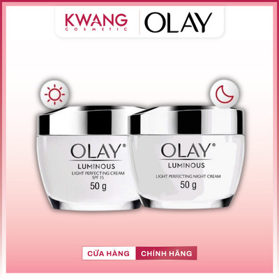 Kem Dưỡng Olay Sáng Da Ngày & Đêm Luminous Light Perfecting Cream 50g