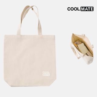 Túi Tote Canvas in logo Coolmate