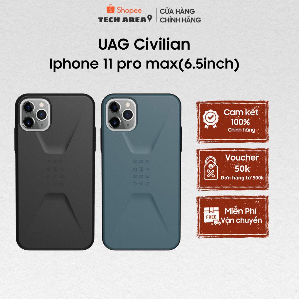 [UAG CHÍNH HÃNG] Ốp lưng UAG Civilian lphone 11 Pro Max