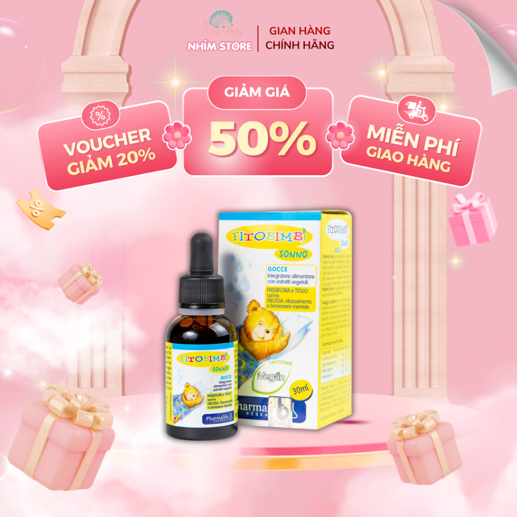 Siro giúp trẻ ngủ ngon Fitobimbi Sonno (30ml)