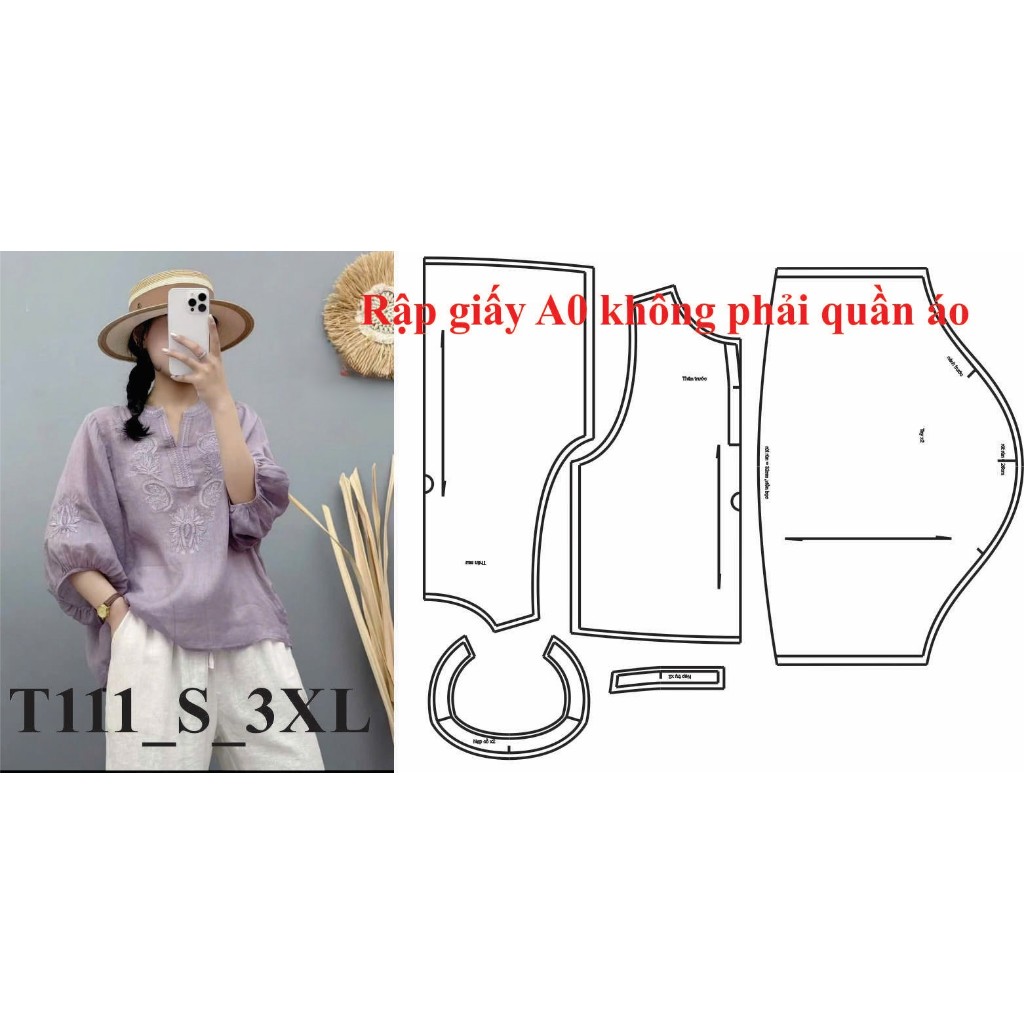 Rập giấy mã T111(rập áo)