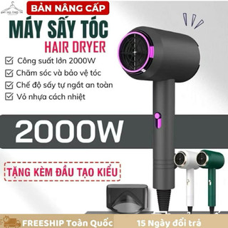 (giá sỉ)Máy Sấy Tóc Công Suất Lớn Tạo Kiểu Với Hai Chiều Nóng Lạnh Loại To Chuẩn Salon (Tặng Đầu Thổi