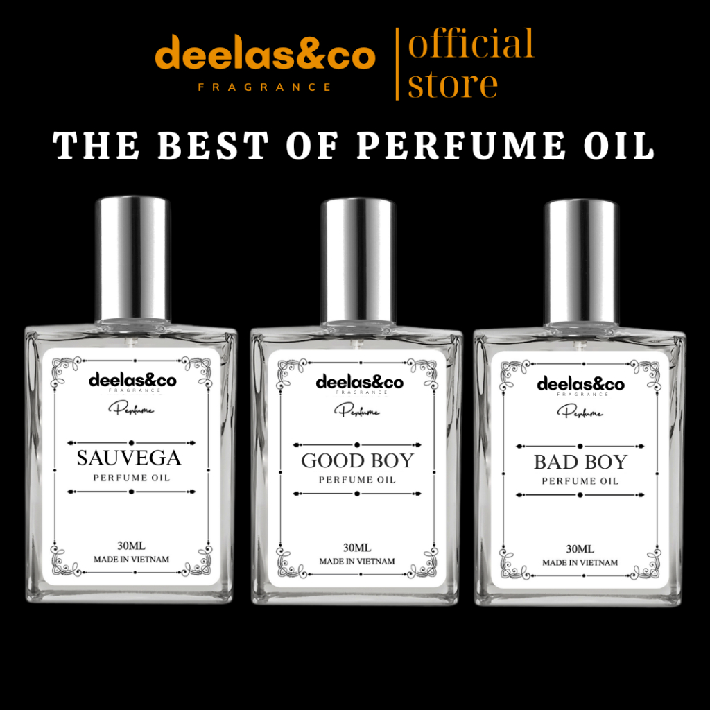 Tinh Dầu Nước Hoa Nam Deelasco 30ml Nhẹ Nhàng, Nam Tính,  Lịch Lãm, Dạng xịt