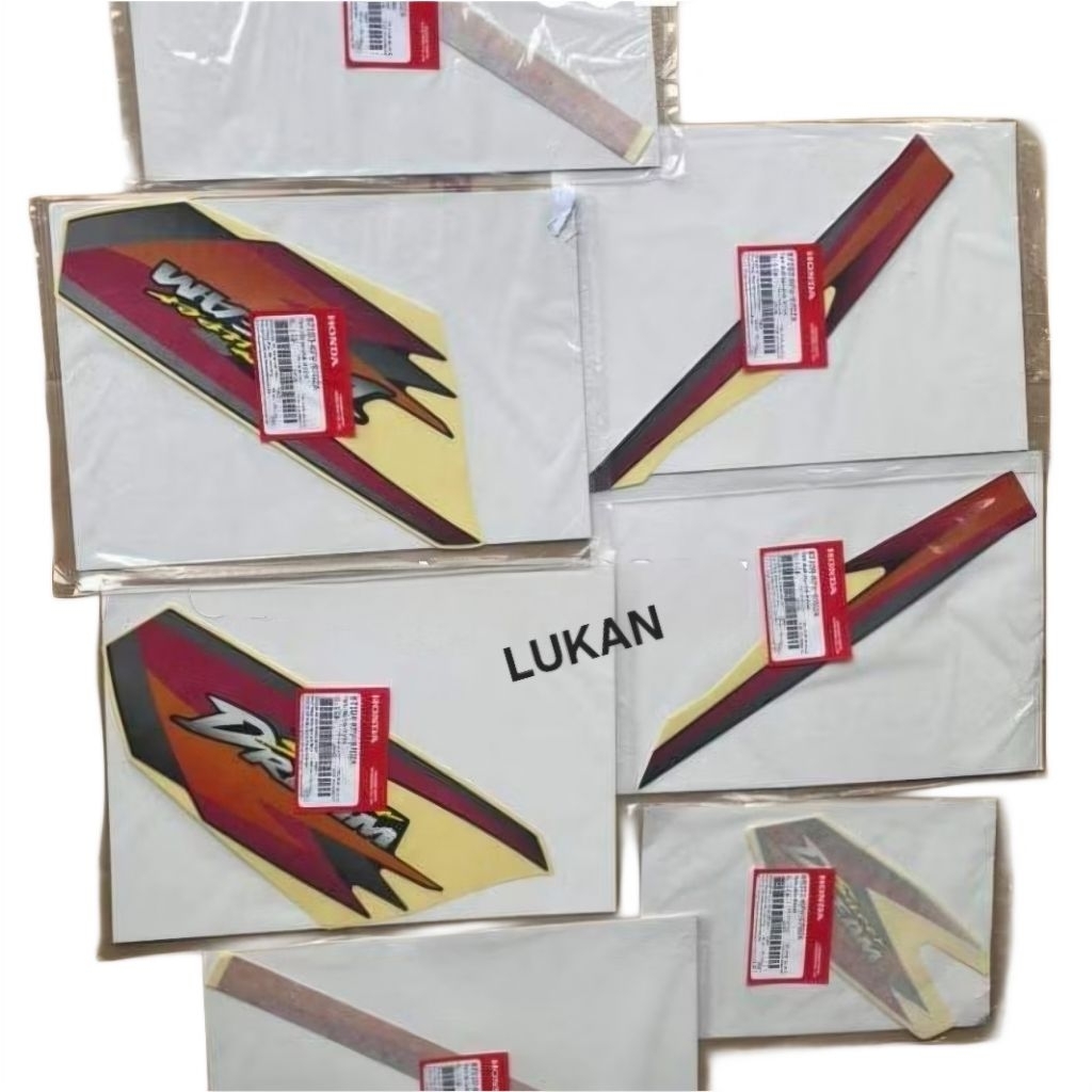 Bộ tem xe Super DREAM Việt 2000, 2001.... zin chính hãng