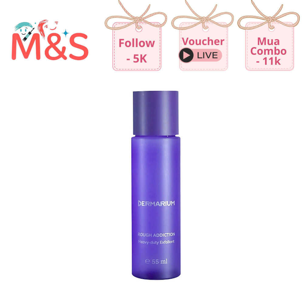 Tây da chết hóa học Dermarium Tricky Duet 2% Salicylic Acid (BHA) dạng toner, giảm dầu mụn ẩn