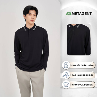 Onyx Polo - Áo Thu đông nam tay dài Metagent MS 58E4344