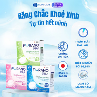 Viên sủi vệ sinh khay niềng răng và hàm duy trì Sabai Furano Thái Lan làm sạch khử khuẩn vượt trội.