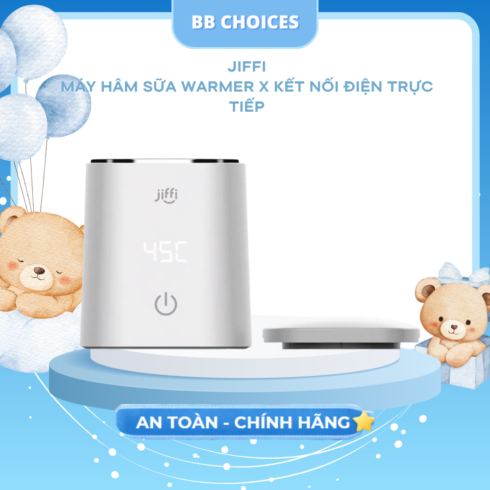 Máy hâm sữa Jiffi Warmer – X (Kết nối điện)