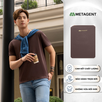 Áo thun nam trơn ICY Summer Metagent MS 57E3866