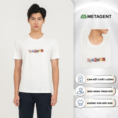 Áo thun nam Humanity dáng Slim Fit Metagent MS 57E3872