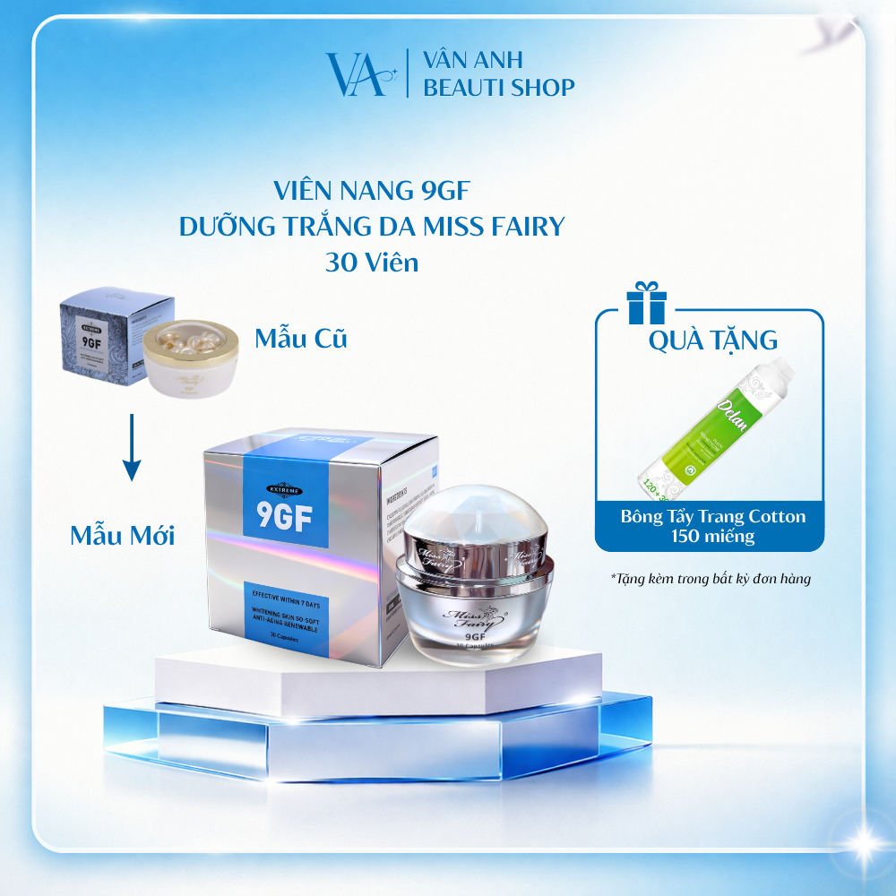 Viên Nang 9GF Dưỡng Trắng Da Miss Fairy 30 Viên