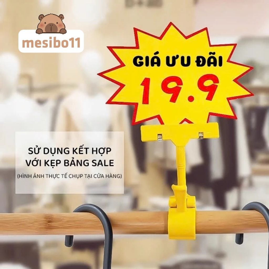 Kẹp Wobbler Quảng Cáo - Kẹp Giá Sale, Bảng Giảm Giá Siêu Thị Tiện Lợi, Tăng Sự Chú Ý Cho Sản Phẩm