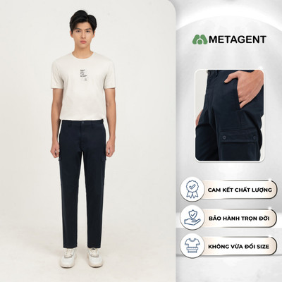 Quần Khaki nam Metagent MS 22E3906