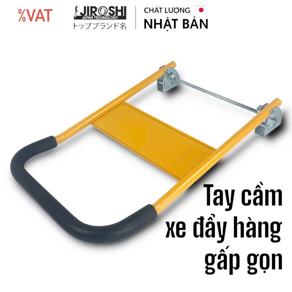 Tay cầm gập gọn cho xe đẩy hàng Jiroshi - bộ khóa tiện lợi cho vận chuyển