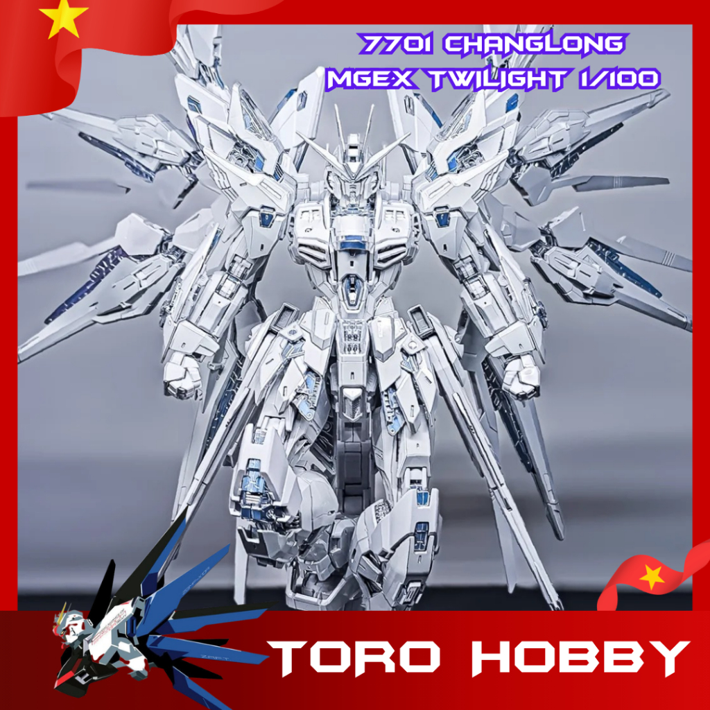 [HÀNG SẴN] 7701 Changlong MGEX Strike Freedom Twilight Coating (KO EFFECT CÁNH)