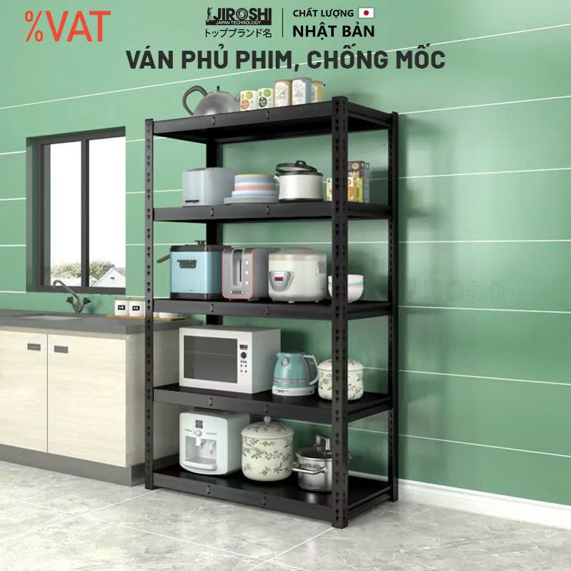 Kệ Sắt Đa Năng JIROSHI Nhật Bản: Kệ V Lỗ Trắng Hồng 3,4,5 Tầng cho Bếp và Đồ Đạc.