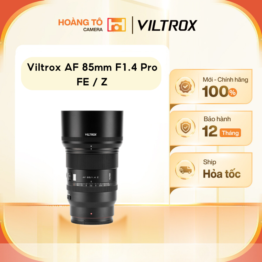 Ống kính Viltrox AF 85mm F1.4 Pro For Sony FE / Nikon Z | Mới chính hãng
