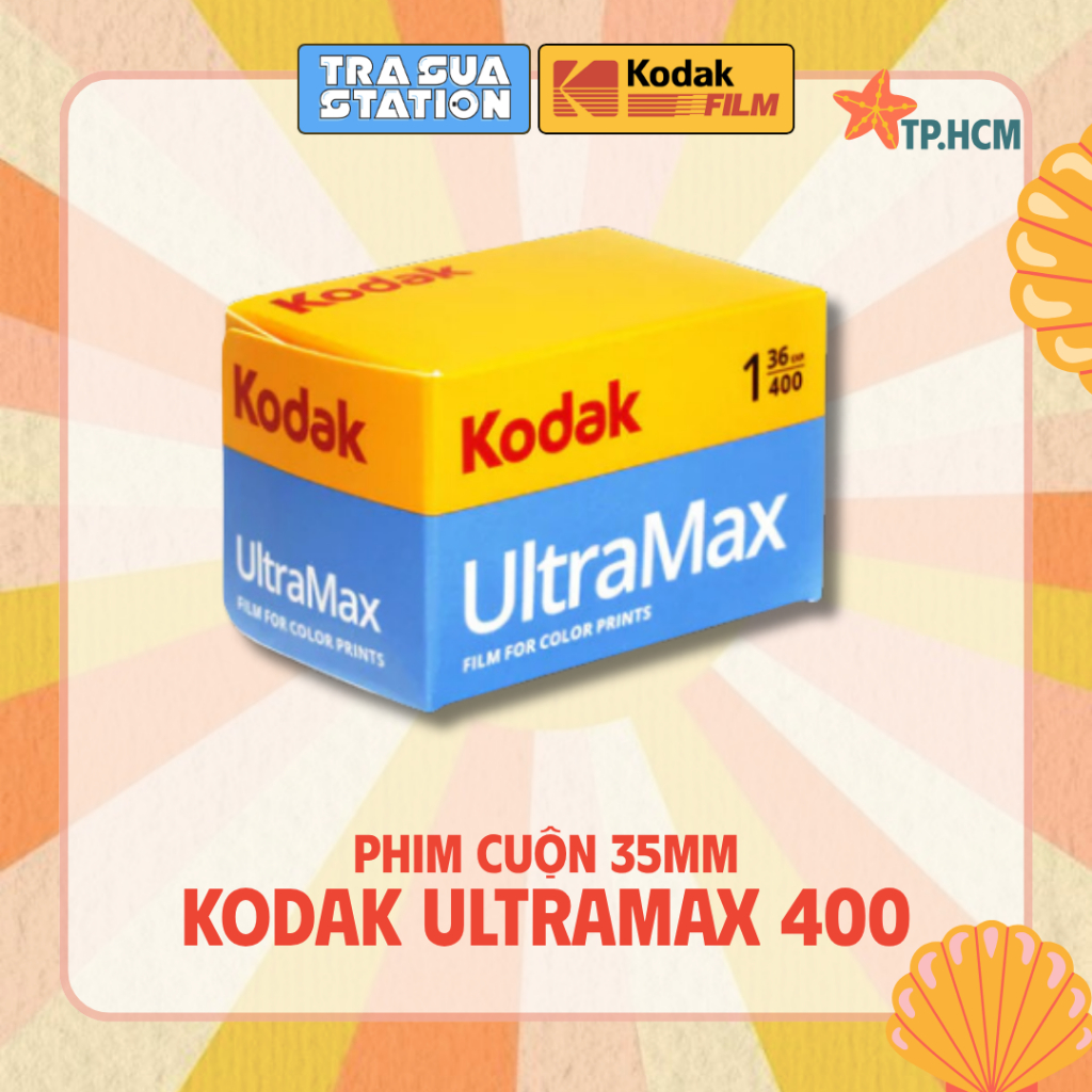 KODAK ULTRAMAX 400 36exp ISO 400 date xa - Film cuộn 35mm hộp lẻ 1 cuộn