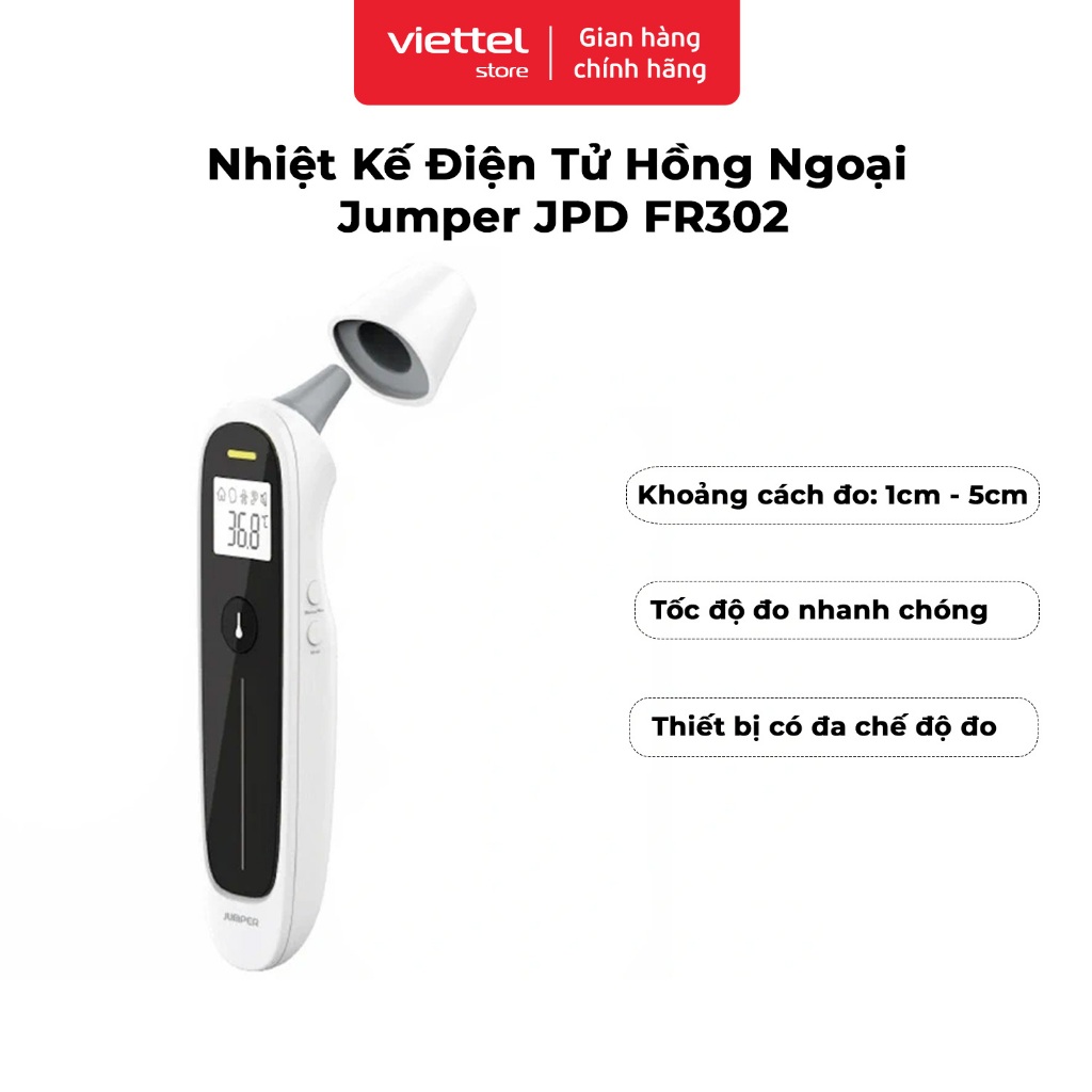 Nhiệt kế điện tử hồng ngoại Jumper JPD FR302 Chính hãng