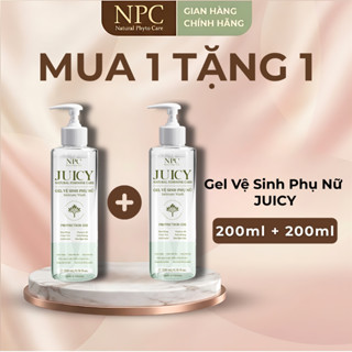 COMBO 2 chai dung dịch vệ sinh phụ nữ NPC Juicy tinh chất trầu không 200ml - NPC PHAR