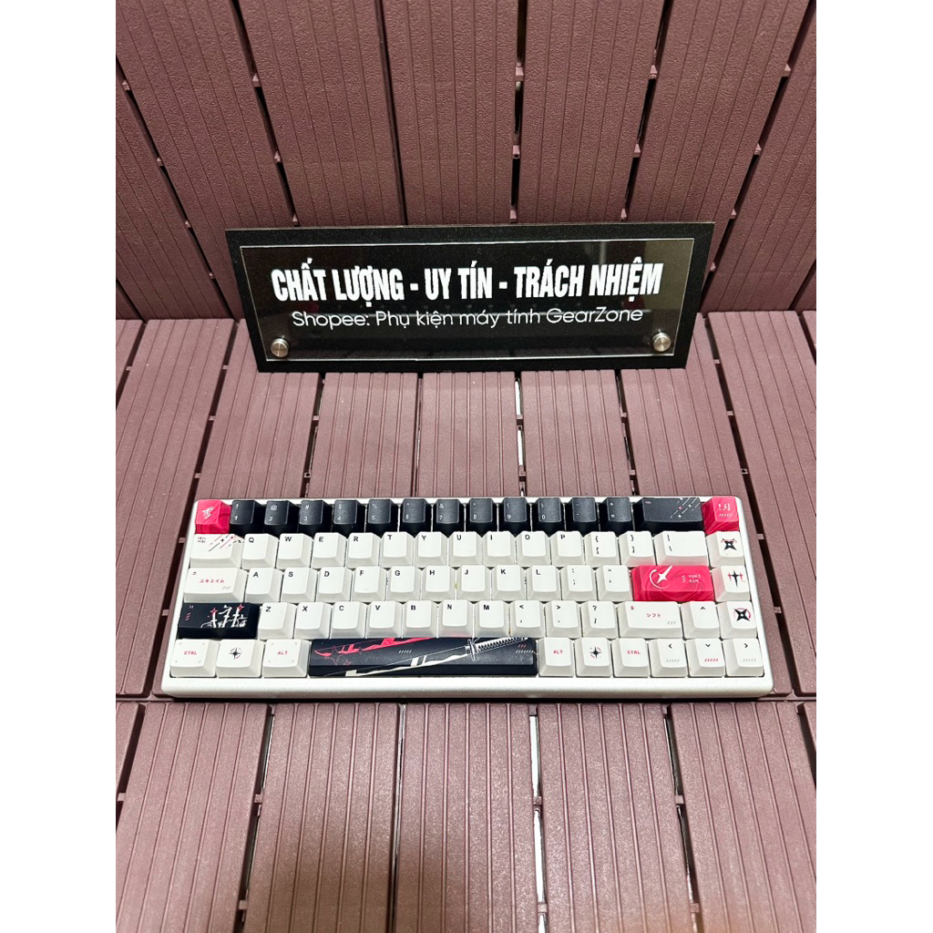 Bàn phím cơ Yuki Aim Polar 65 Katana Edition - Hiragana (Limited Edition) - Hàng Chính Hãng