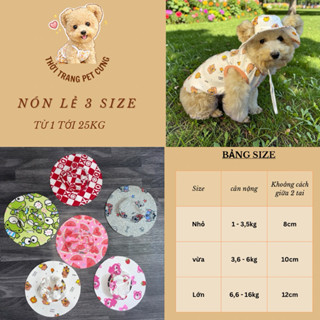 [HỎA TỐC] NÓN VÀNH TRÒN SALE GIÁ RẺ CHO CHÓ MÈO DỄ THƯƠNG