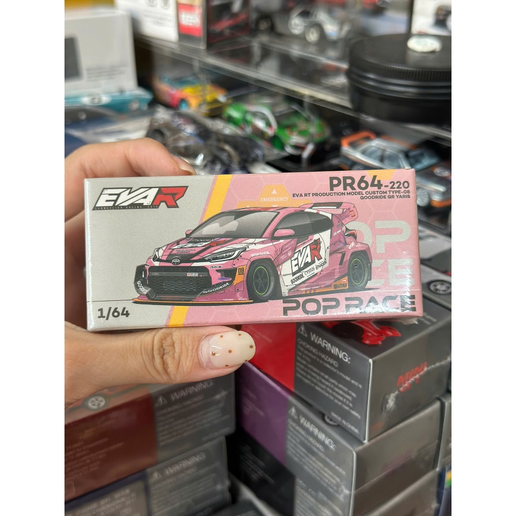 Poprace Pr64-220 Eva RT Production Custom Type -08 Goodride yaris tỉ lệ 1:64