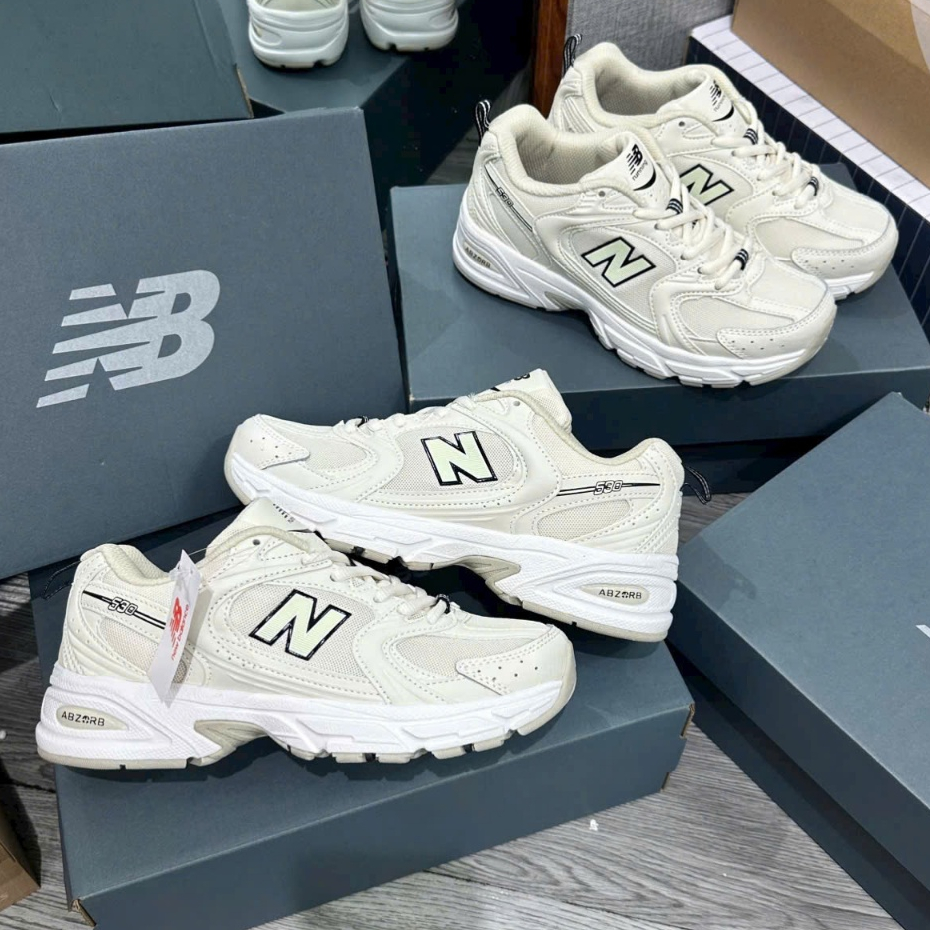 [Sale Chính Hãng] Giày Thể Thao NB530 Retro Running Kem Trắng Êm Nhẹ Siêu Đẹp Dành Cho Nam Và Nữ