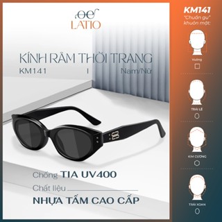 Kính mát Nam Nữ LATIO Hot trend 2026 Dáng mắt mèo Chất liệu TR90 bền bỉ Chống nắng hiệu quả - KM141