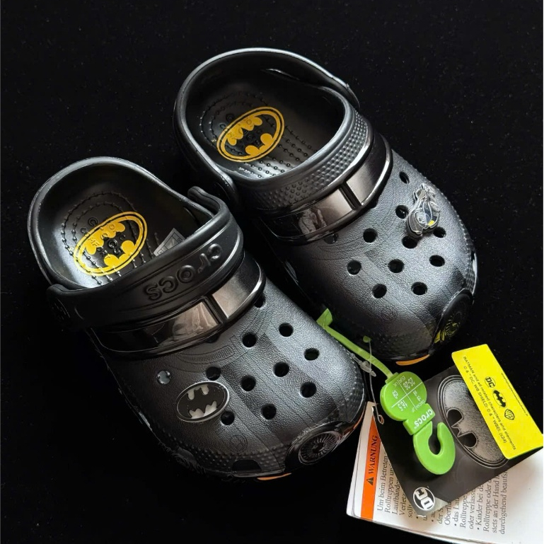[Sale Chính Hãng] Dép Crocs Batman Đen Cực Chất Dành Cho Cả Nam Và Nữ - Fullbox