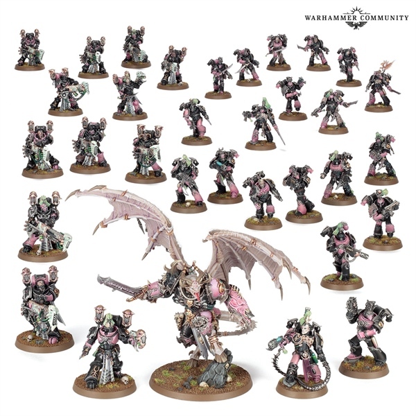 BỘ MÔ HÌNH WARHAMMER 40K EMPEROR'S CHILDREN: LORDS OF EXCESS