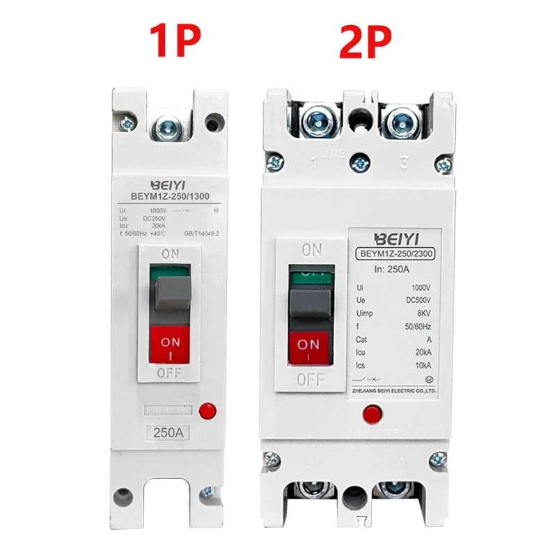 Aptomat khối250A DC dùng cho xe điện, điện mặt trời
