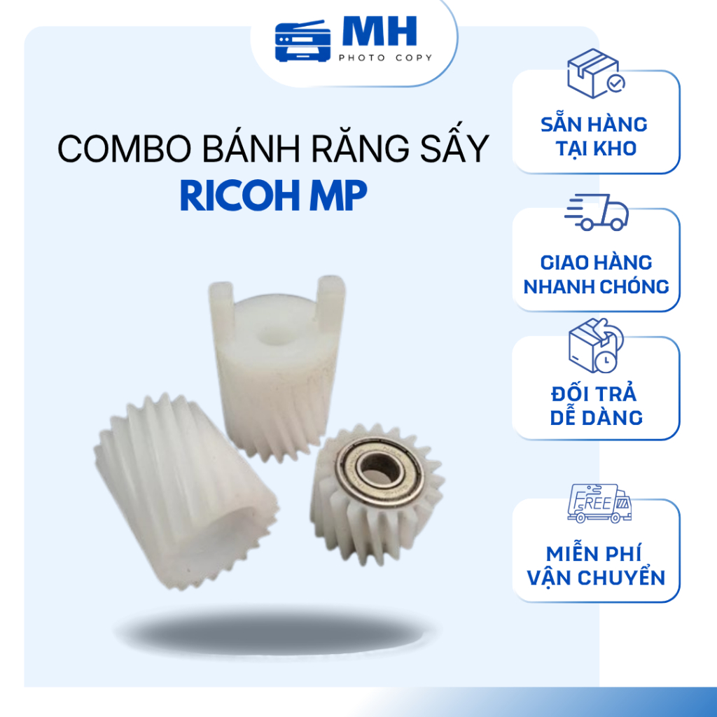 Combo bánh răng sấy Ricoh MP3554/3054/4054/5054/6054 - ĐôngÁ_Store