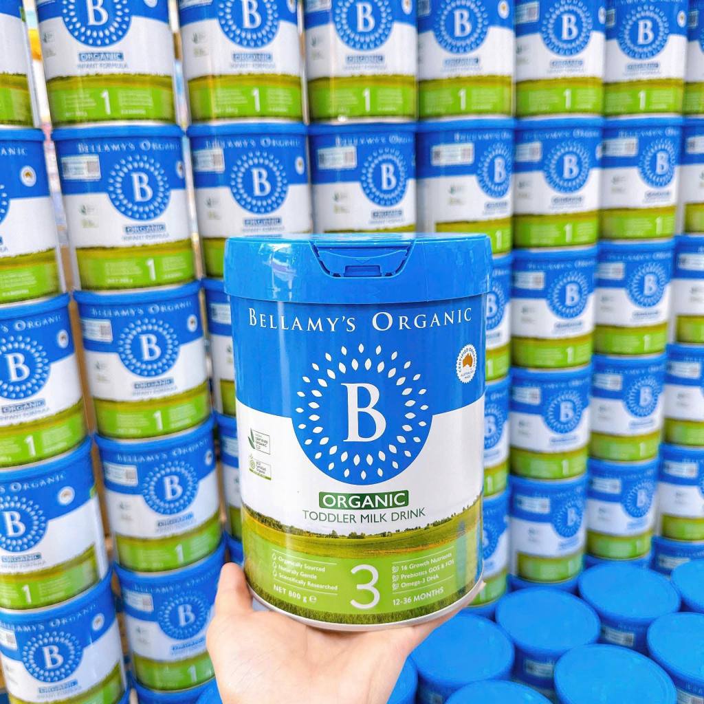 Sữa Bellamy's Organic A1 8HMO Số 3,4 Lon 900 gr