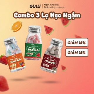 Kẹo Ngậm Bạc Hà Gulu Foods Hương Vị Trái Cây