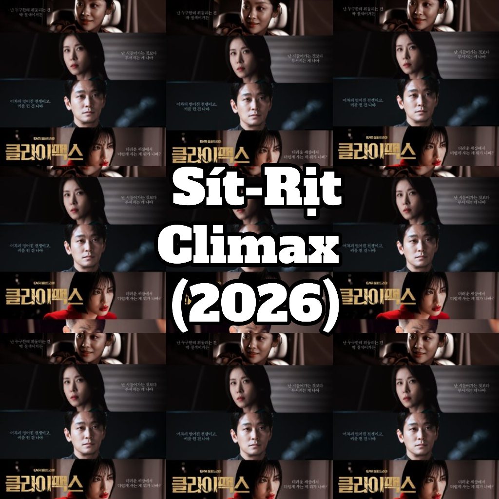 Sít-rịt 4 card bo góc Climax (2026) - Ju Ji Hoon x Ha Ji Won x Nana x Cha Joo Young