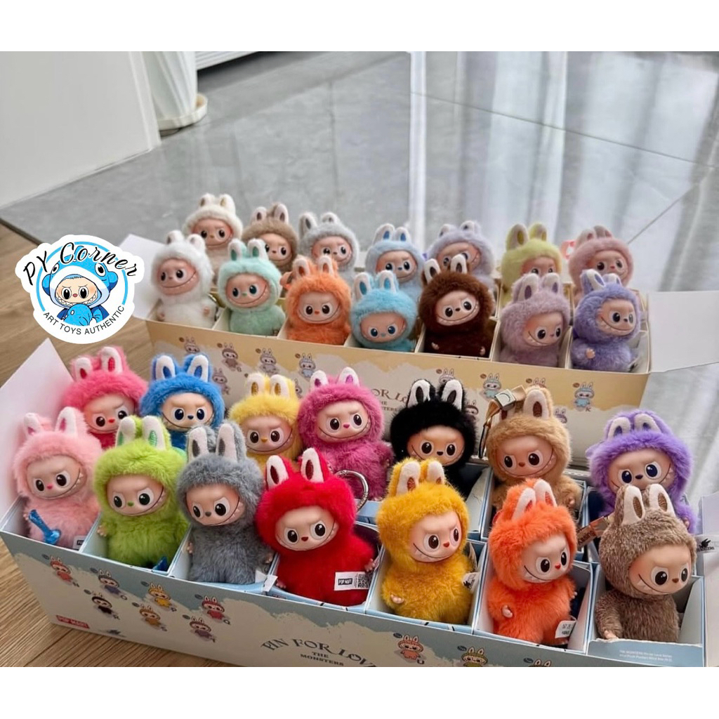 [HOẢ TỐC] Móc Khóa Labubu Pin For Love - Labubu V4 Mini [CHECK CARD TÚI RÚT]