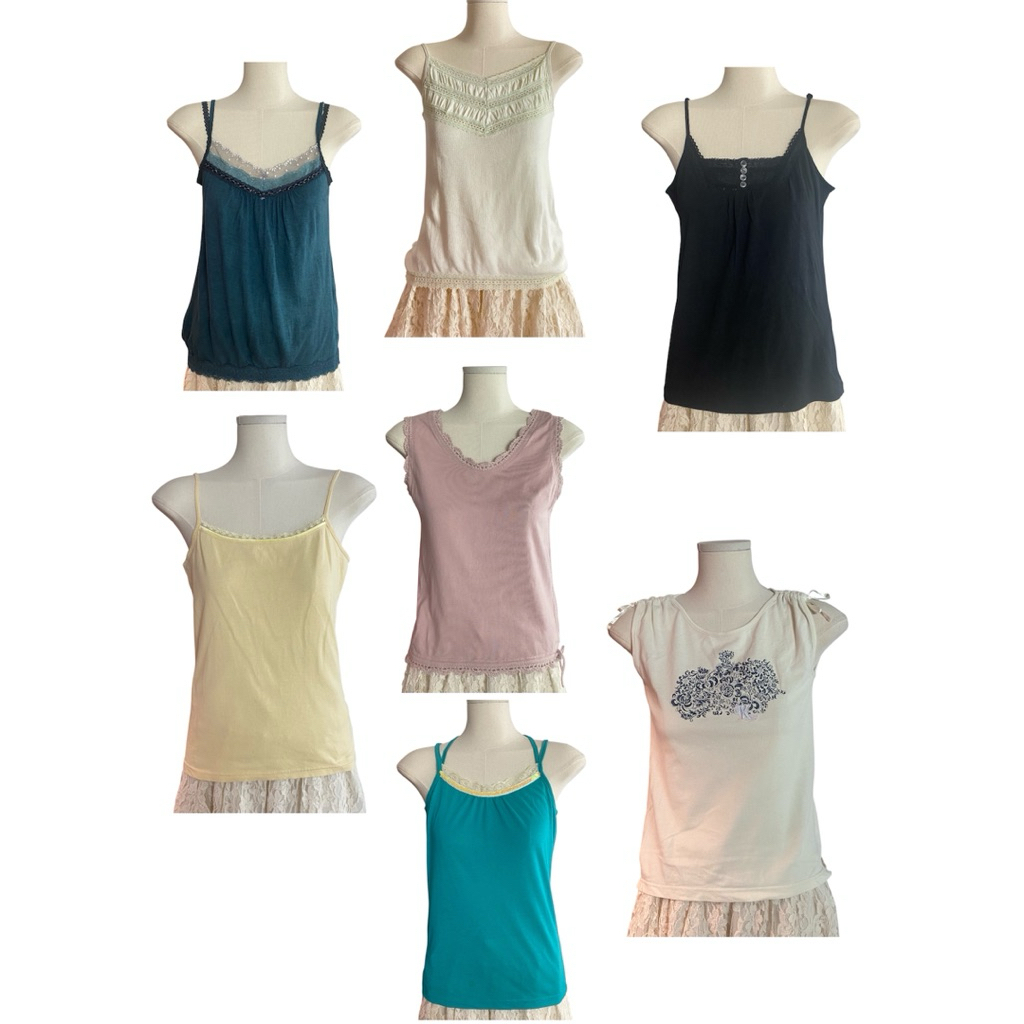 [2hand] Áo dây,áo sơmi, kiểu Mori Retro Vintage Fairy Grunge Coquette  Balletcore Preppy Sporty  Acu