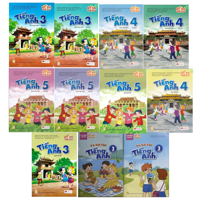 Sách - Tiếng Anh 1 2 3 4 5 Global Success (Bộ Kết nối tri thức với cuộc sống)