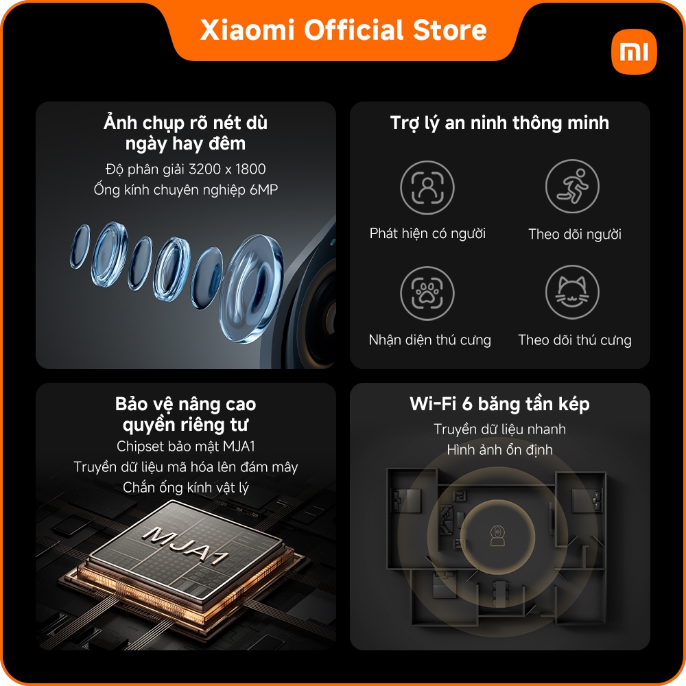 Camera thông minh Xiaomi smart camera C500 | BigBuy360 - bigbuy360.vn