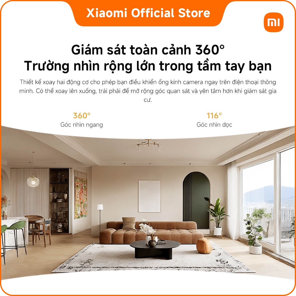 Camera thông minh Xiaomi smart camera C500 | BigBuy360 - bigbuy360.vn