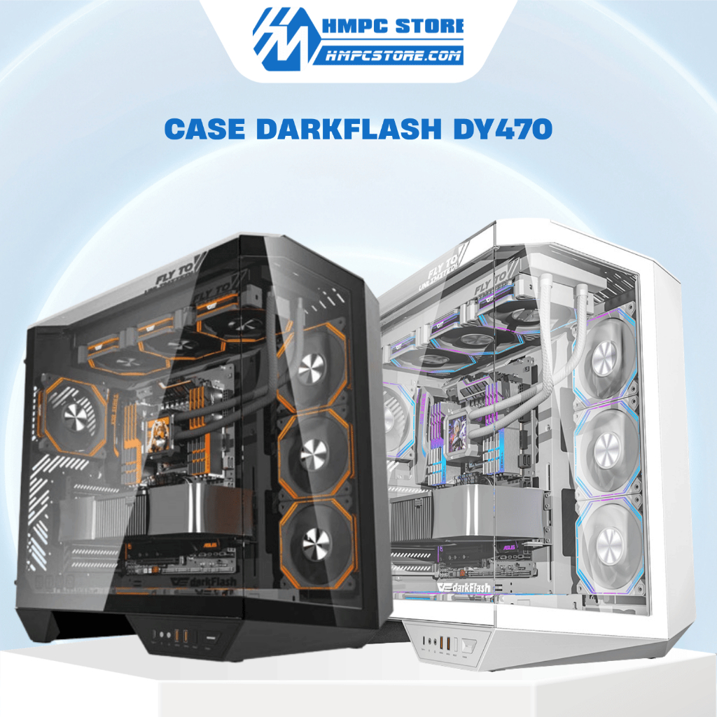 Case Thùng máy Darkflash DY470 | ATX, Bảo hành 12 tháng