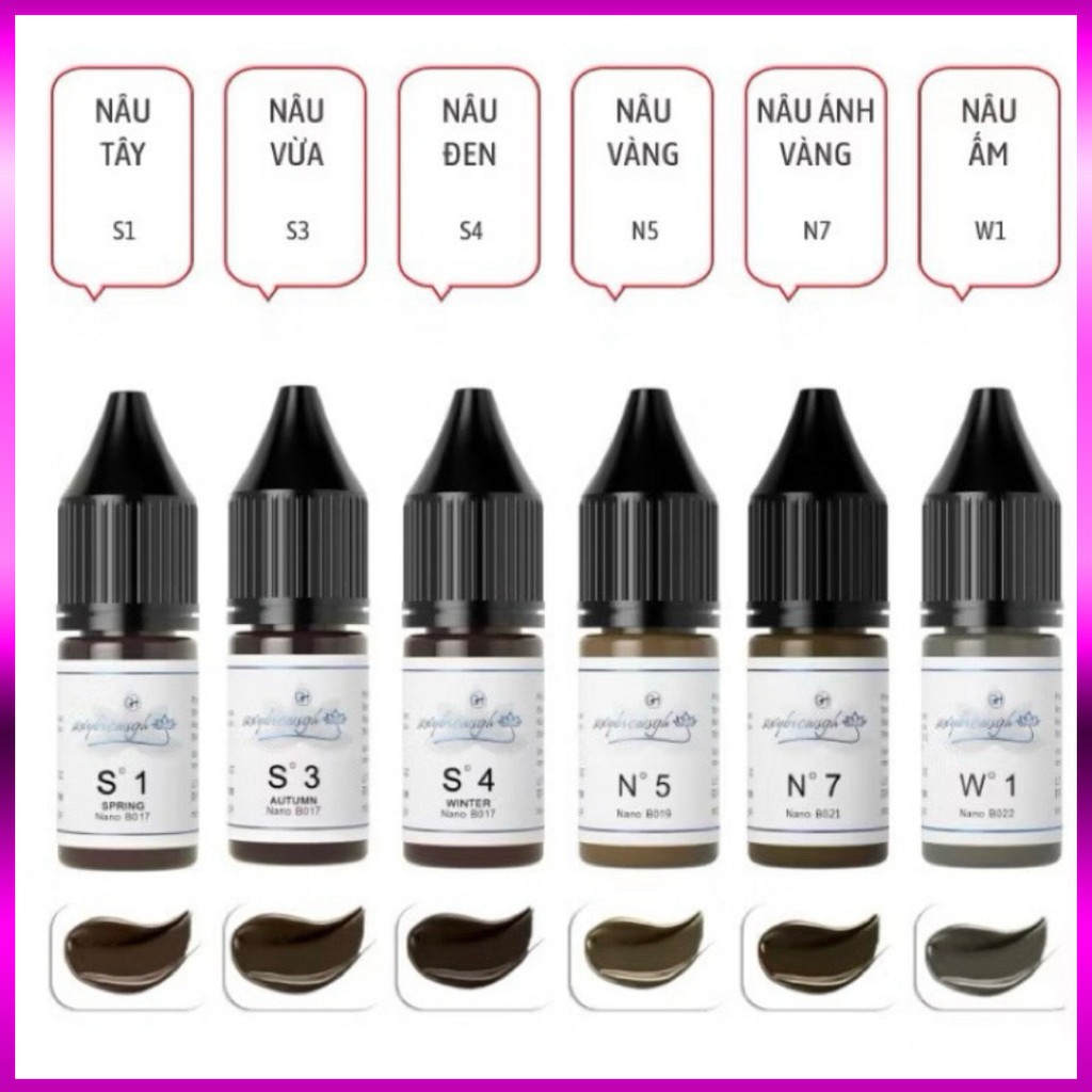 Mực GH Phun Xăm Chân Mày Chính Hãng - Dcpx Linh Anh