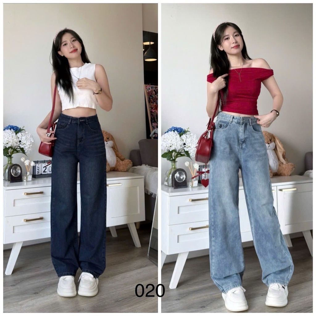 AJ230 QUẦN SUÔNG TÚI THÊU PLAYBOY 020