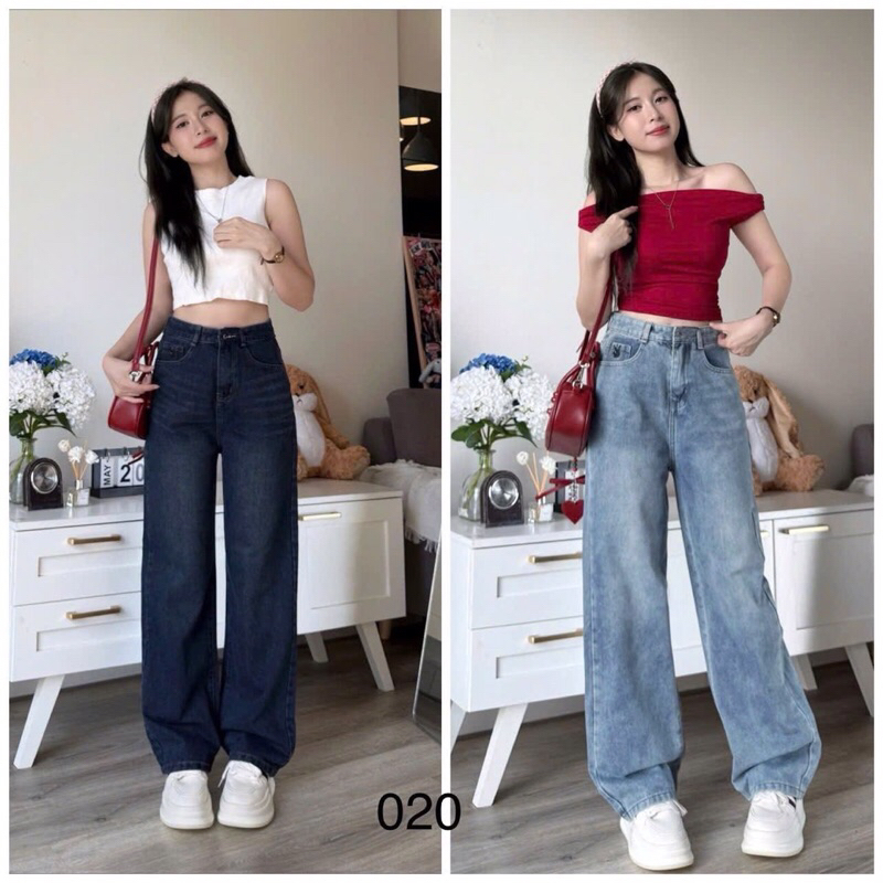 J230 QUẦN SUÔNG TÚI THÊU PLAYBOY 020