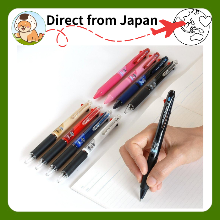uni Jetstream 3-Color Ballpoint Pen 0.5mm SXE340005 – Black / White / Navy / Red / Ivory / Transpare
