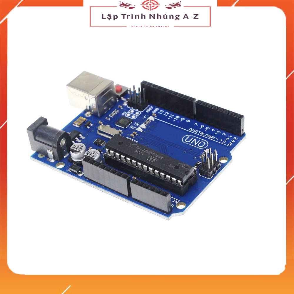 [Lập Trình Nhúng A-Z][G136] KIT Arduino Uno R3 Atmega328P CH9102 Chíp Cắm